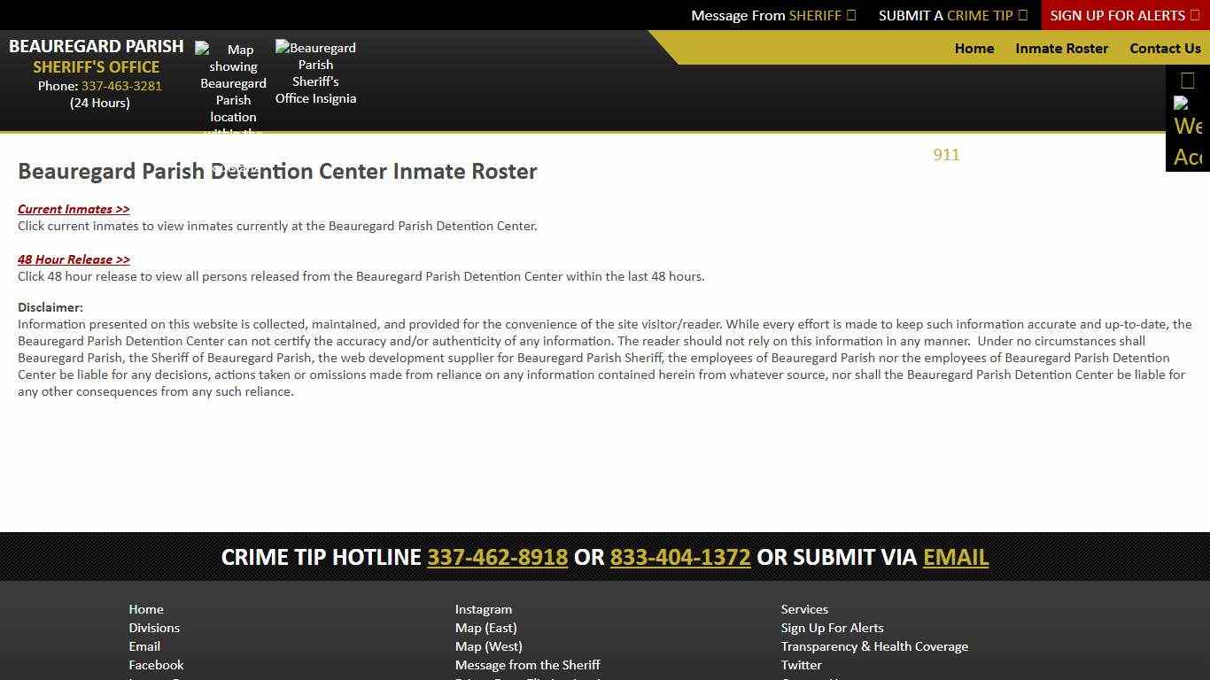 Roster Choose - Beauregard Parish Sheriff's Office